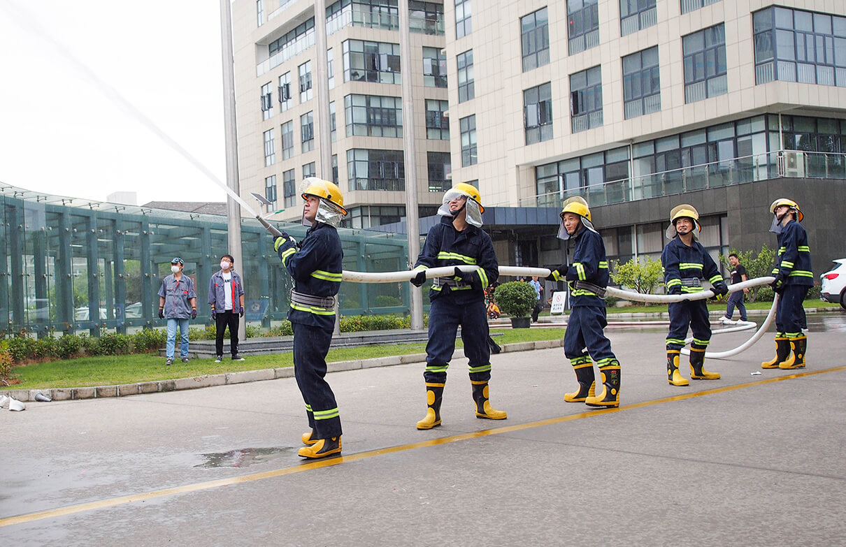 刘潭服装消防运动会