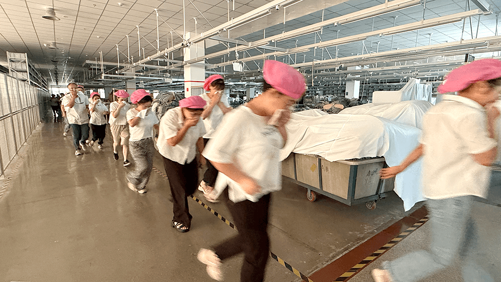刘潭服装圆满完成2025年三季度全园区应急疏散演练